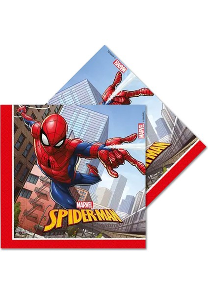 Spiderman Crime Fighter Peçete 33X33 20LI