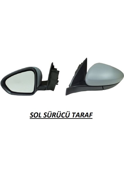 Dikiz Aynası Sol Egea 2015+ Elektrikli Ayar Astarlı 735656599 E-2159