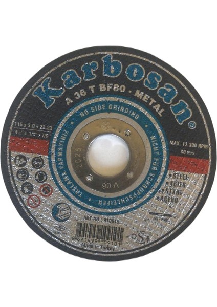 Metal Kesici Disk