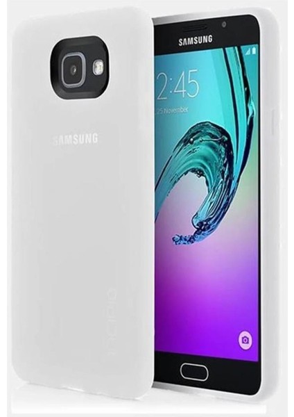 Incıpıo Samsung Galaxy A710F Galaxy A7 (2016) Kılıf Mat Silikon - Beyaz- (Outlet)