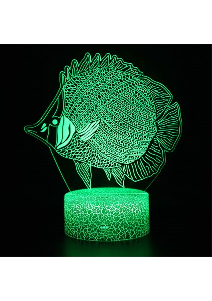3D Akrilik Modlu LED Lamba (Yurt Dışından)