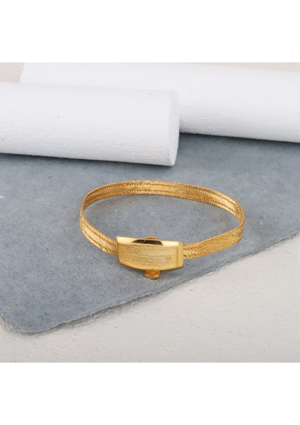 Kadın Gümüş Hasır 3 Sıra Bileklik