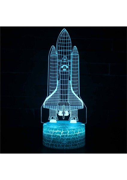 3D Akrilik Modlu LED Lamba (Yurt Dışından)
