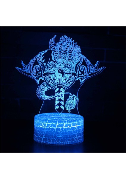 3D Akrilik Modlu LED Lamba (Yurt Dışından)