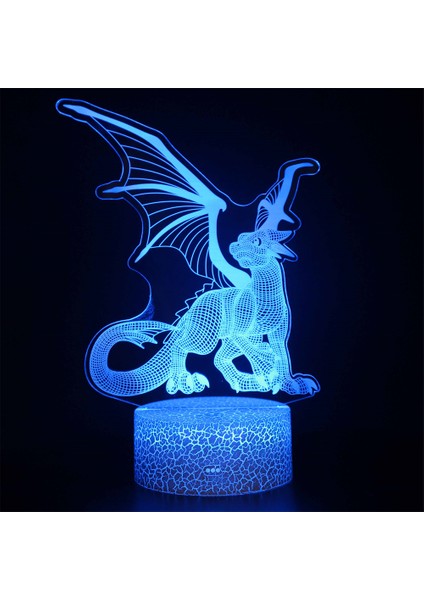 3D Akrilik Modlu LED Lamba (Yurt Dışından)
