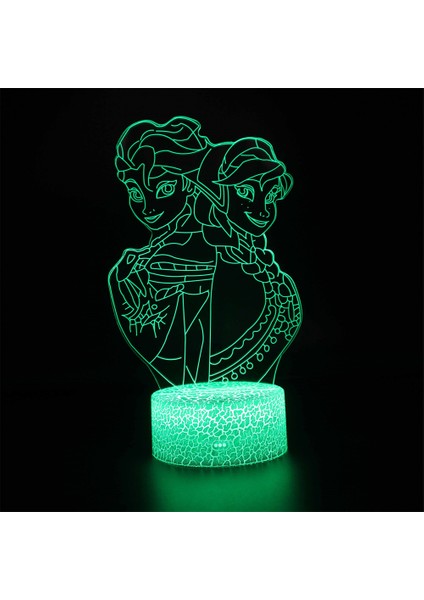 3D Akrilik Modlu LED Lamba (Yurt Dışından)