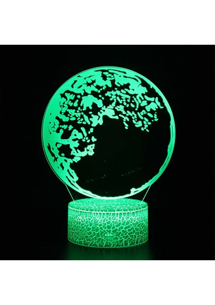 3D Akrilik Modlu LED Lamba (Yurt Dışından)
