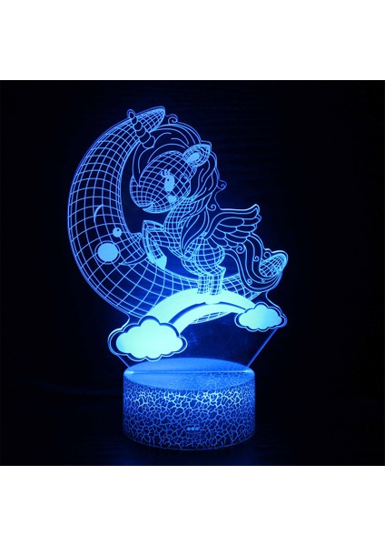 3D Akrilik Modlu LED Lamba (Yurt Dışından)