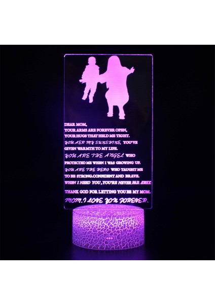 3D Akrilik Modlu LED Lamba (Yurt Dışından)