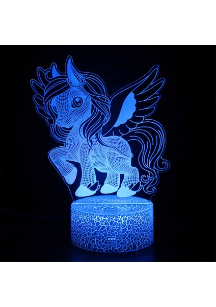 3D Akrilik Modlu LED Lamba (Yurt Dışından)