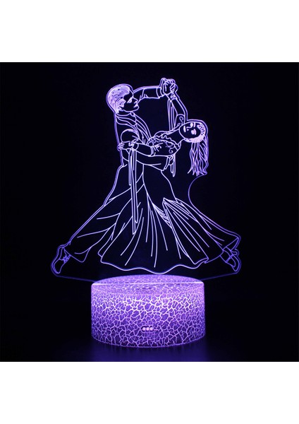 3D Akrilik Modlu LED Lamba (Yurt Dışından)