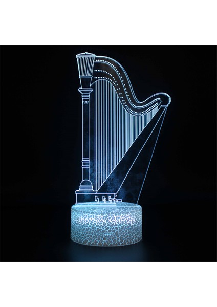 3D Akrilik Modlu LED Lamba (Yurt Dışından)