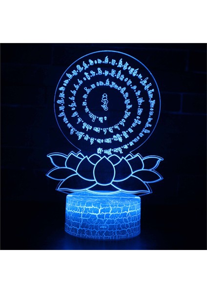 3D Akrilik Modlu LED Lamba (Yurt Dışından)
