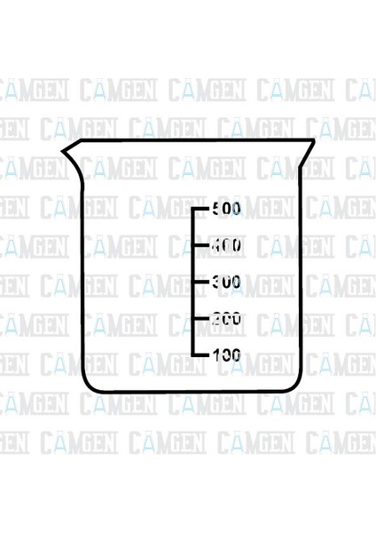 Cam Beher Kısa Form Dereceli Borosilikat 250 ml (1 Adet)