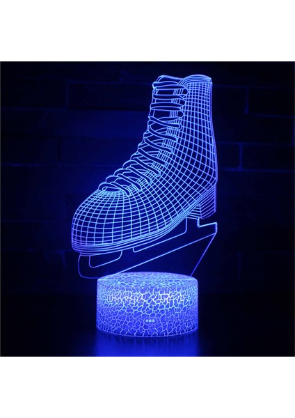 3D Akrilik Modlu LED Lamba (Yurt Dışından)