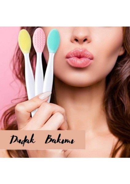 Roesıa Rose Cosmetics Rose Peeling Etkili Gözenek ve Siyah Nokta Temizleyici Çift Yönlü Fırça modelleri