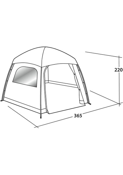 Easy Camp Moonlight Yurt 11M² Glamping 6 Kişilik Yüksek Aile Çadırı