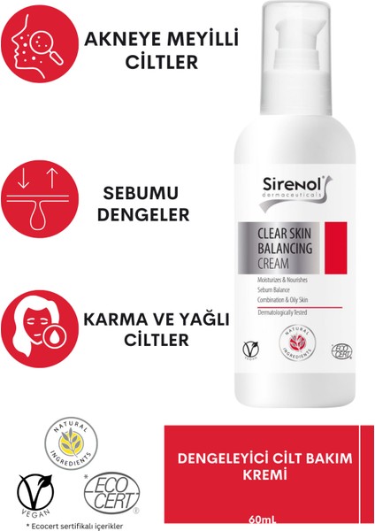 Natural Dengeleyici Bakım Kremi