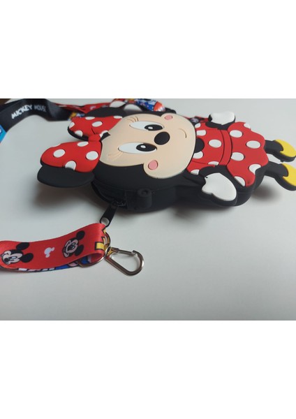 Minnie Mouse Figürlü Silikon Cüzdan Çanta modelleri