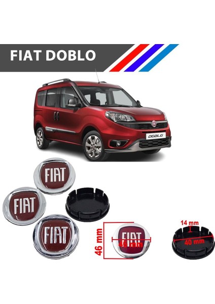 - Fiat Doblo Jant Kapağı Göbeği Dörtlü Takım 735448759