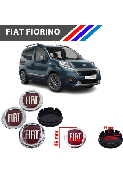 - Fiat Fiorino Jant Kapağı Göbeği Dörtlü Takım 735448759