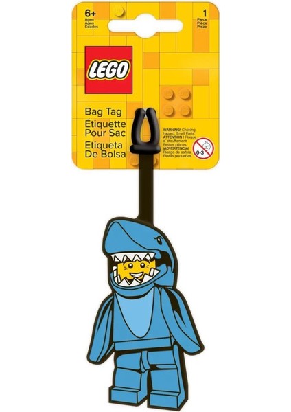Gear 5007229 Shark Suit Guy Bag Tag
