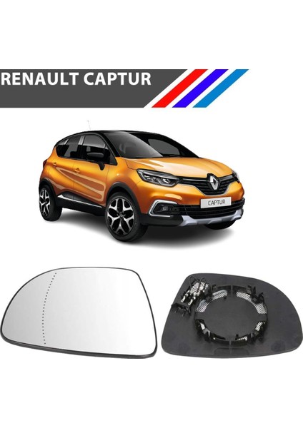 - Renault Captur Sol Dış Ayna Camı Sürücü Tarafı Asferik Isıtmalı 963669996R