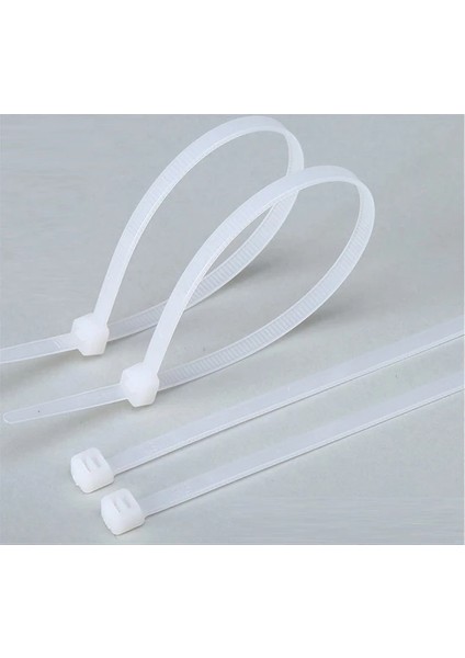 Beyaz 100 Adet Plastik Cırt Kelepçe & Kablo Bağı 3.6X300 mm fiyatları