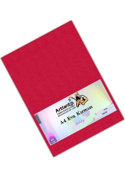 Kırmızı Eva A4 20X30 5 Adet Artlantis Eva 20*30