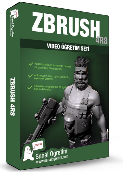 Zbrush Video Ders Eğitim Seti