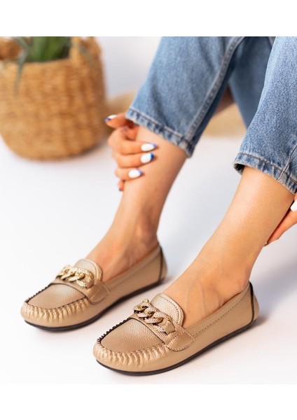 Comfy Hareket Store Kadın Renkli Zincir Tokalı Babet fırsatları