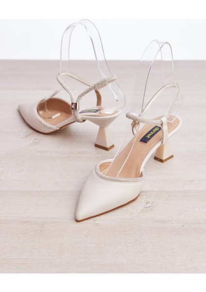 Taş Aksesuarlı Kadın Abiye Ayakkabı fiyatları