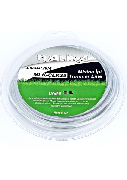 Çelik Misina / Tırpan / 3.5 mm / 28 Metre / Malika / fırsatları
