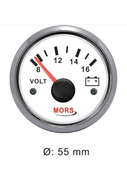 Voltmetre 12V-BEYAZ