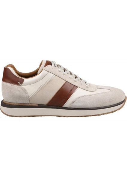 3Y1490 Hakiki Deri Bej Erkek Günlük Ayakkabı
