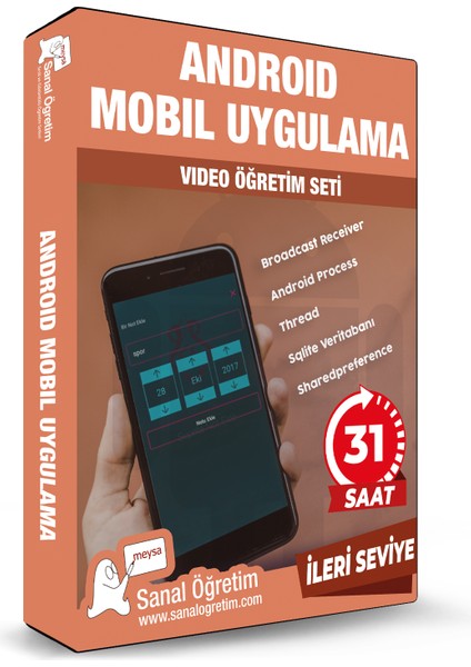Android Mobil Uygulama İleri Seviye Video Ders Eğitim Seti