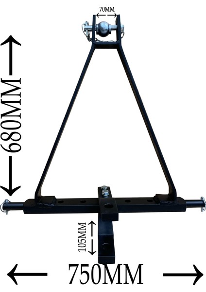 Traktör 3 Kol Askı Sistemi Dokuz Delikli Pehlivan Demiri fiyatları