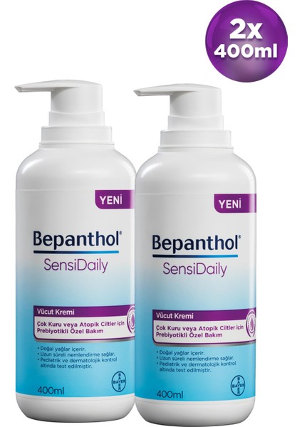 Sensidaily 400 ml 2'li Avantajlı Paket