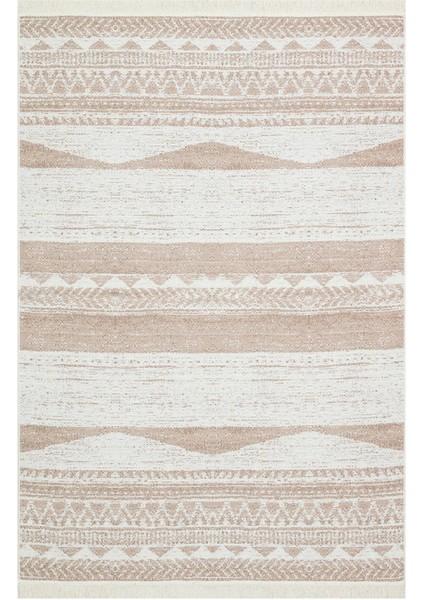 Arya Ar 06 Natural Yıkanabilir Çift Taraflı Modern Desenli Dokuma Kilim