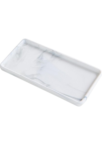 Mermer Vanity Tepsi Ev Yemek Odası Için Modern Dikdörtgen Ev Taşıma Hediyesi Gri Küçük (Yurt Dışından) modelleri