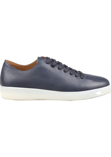 3Y1501 Hakiki Deri Lacivert Erkek Günlük Ayakkabı