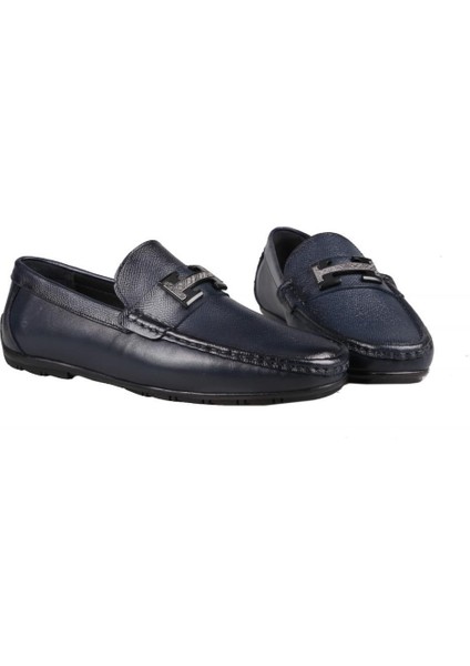 17344 Hakiki Deri Lacivert Erkek Günlük Ayakkabı indirimleri