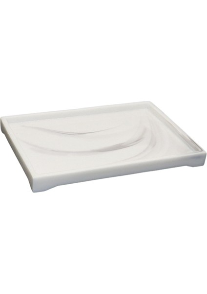 Nordic Tuvalet Vanity Tepsisi Reçine Havlu Mutfak Beyaz Için Tepsiye Servis Tepsisi (Yurt Dışından)