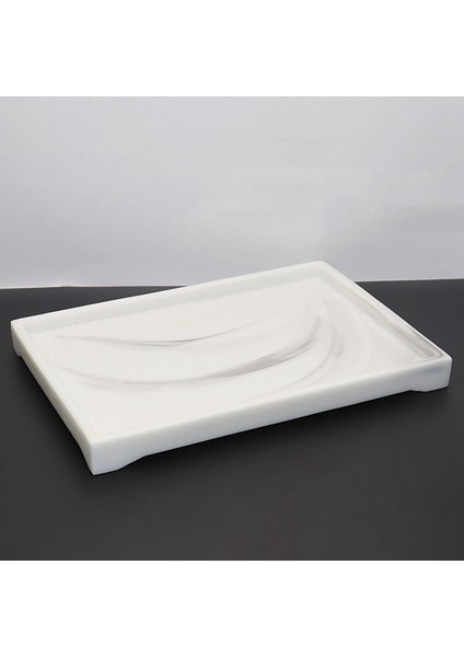 Nordic Tuvalet Vanity Tepsisi Reçine Havlu Mutfak Beyaz Için Tepsiye Servis Tepsisi (Yurt Dışından) fırsatları