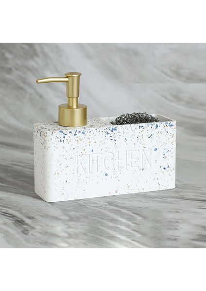 Sabun Dağıtıcı ve Aksesuarlar Mutfak Çanak Sünger ve Fırçalar Için Depolama Mavi Mermer (Yurt Dışından) modelleri