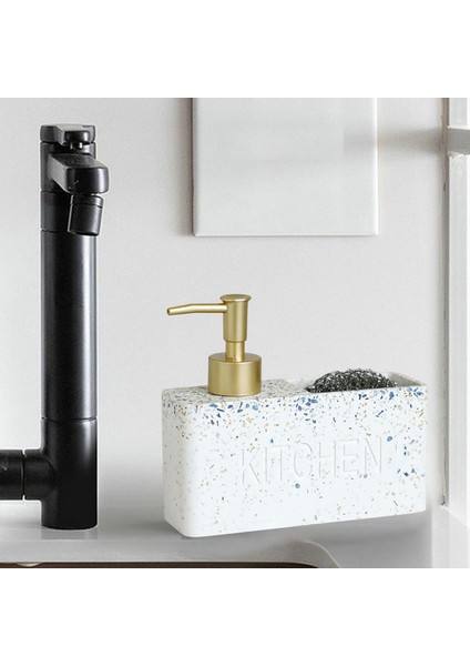 Sabun Dağıtıcı ve Aksesuarlar Mutfak Çanak Sünger ve Fırçalar Için Depolama Mavi Mermer (Yurt Dışından) indirimleri