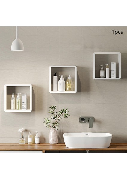 Mutfak Banyo Yüzen Raf Duş Raf Organizatör Tuvalet Oturma Odası Kapı Yok (Yurt Dışından) fırsatları