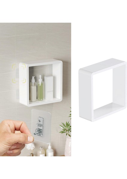 Mutfak Banyo Yüzen Raf Duş Raf Organizatör Tuvalet Oturma Odası Kapı Yok (Yurt Dışından) indirimleri