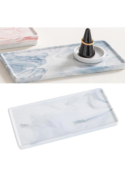 Banyo Vanity Tepsisi Havlu Sabun Tuvalet Makyaj Tepsileri Yatak Odası Için Plaka Küçük (Yurt Dışından) fırsatları