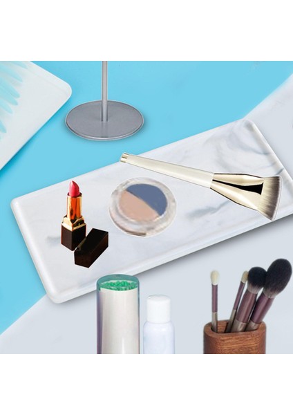 Banyo Vanity Tepsisi Havlu Sabun Tuvalet Makyaj Tepsileri Yatak Odası Için Plaka Küçük (Yurt Dışından) indirimleri